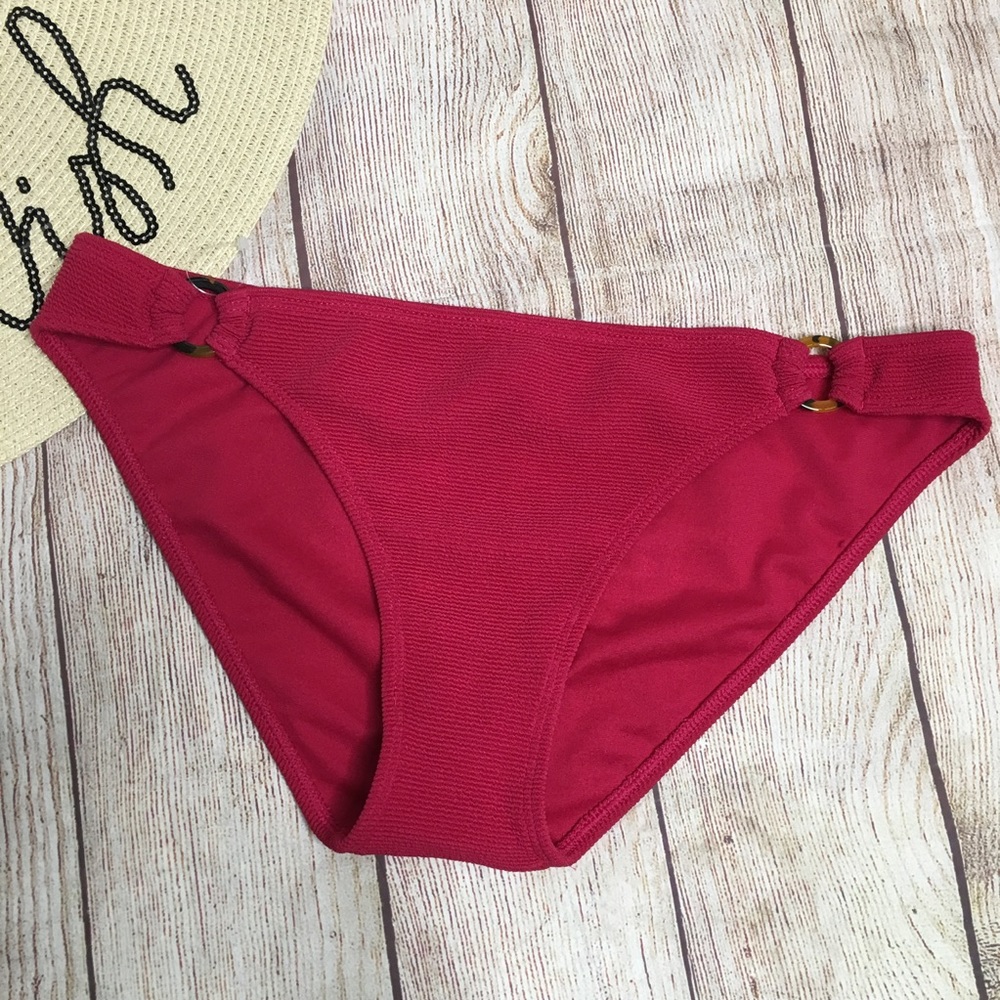NEW Roxy Casual Mood Side Ring Bikini Bottoms Size Medium - Picture 5 of 12